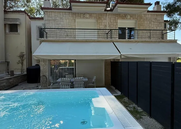 Elegant - Private Pool, Heated Jacuzzi & Sea Breeze In Chanioti, Chalkidiki Vila Chanioti